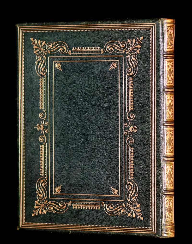 1856 Rare Victorian Book - EVANGELINE - A tale of Acadie by Henry Wadsworth Longfellow. Illustrated.