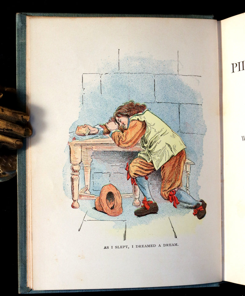 1900 Rare Book - The Pilgrim's Progress with Illustrations in Colors. By John Bunyan.