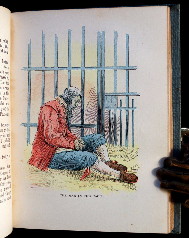 1900 Rare Book - The Pilgrim's Progress with Illustrations in Colors. By John Bunyan.