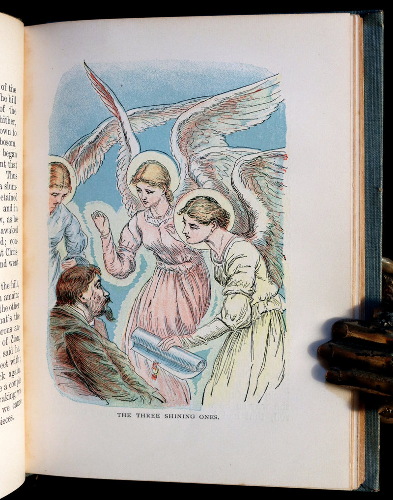 1900 Rare Book - The Pilgrim's Progress with Illustrations in Colors. By John Bunyan.
