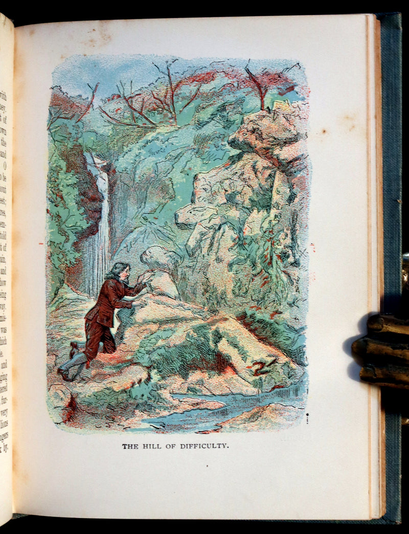 1900 Rare Book - The Pilgrim's Progress with Illustrations in Colors. By John Bunyan.
