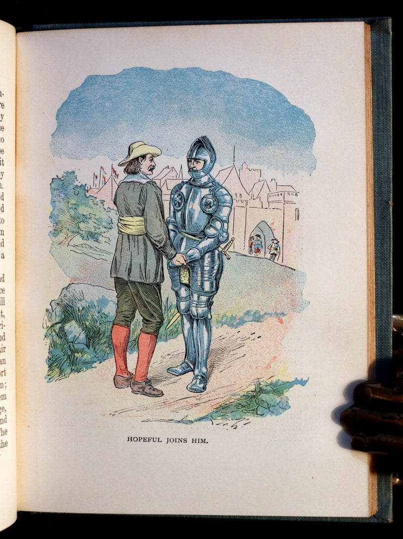 1900 Rare Book - The Pilgrim's Progress with Illustrations in Colors. By John Bunyan.