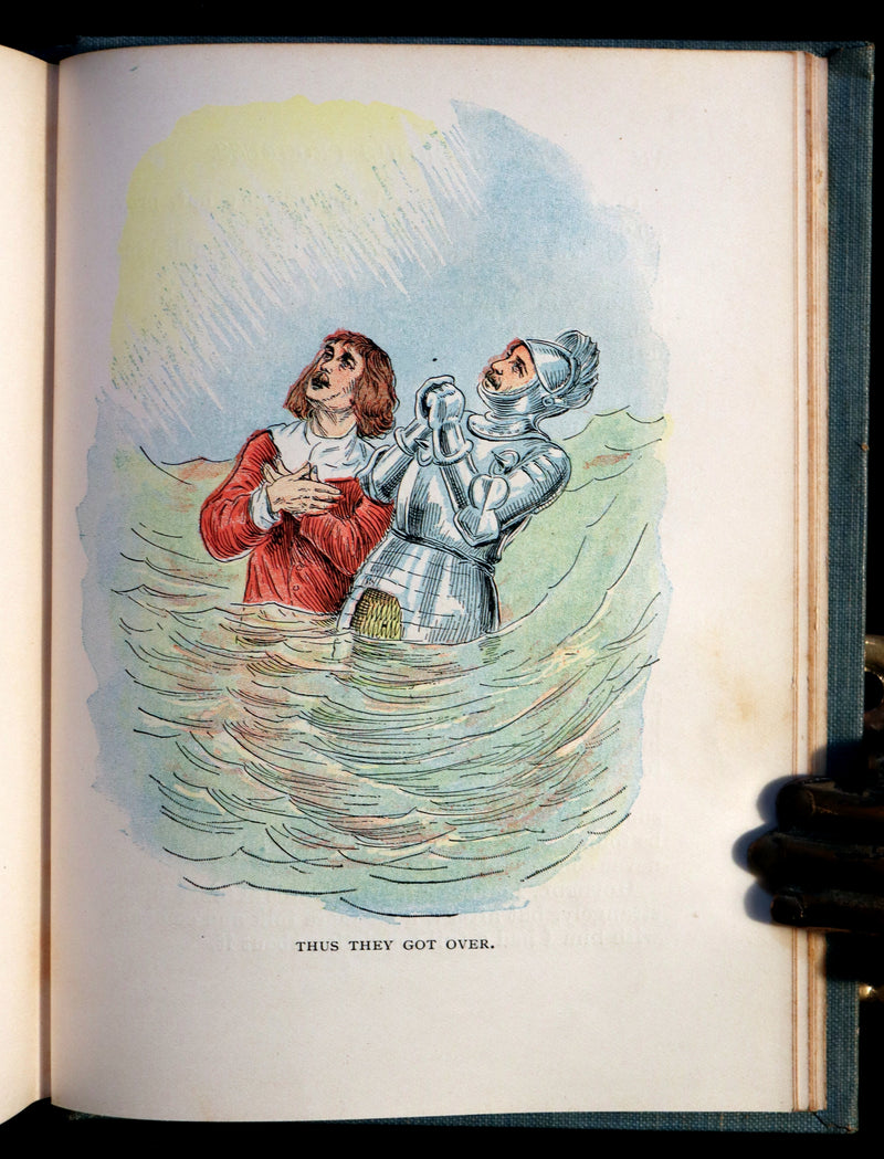 1900 Rare Book - The Pilgrim's Progress with Illustrations in Colors. By John Bunyan.
