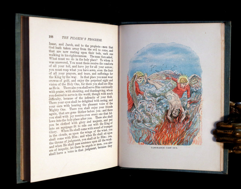 1900 Rare Book - The Pilgrim's Progress with Illustrations in Colors. By John Bunyan.
