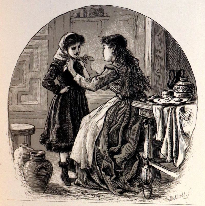 1873 Rare Romantic 1st Edition - The Little People of the Snow by William Cullen Bryant.