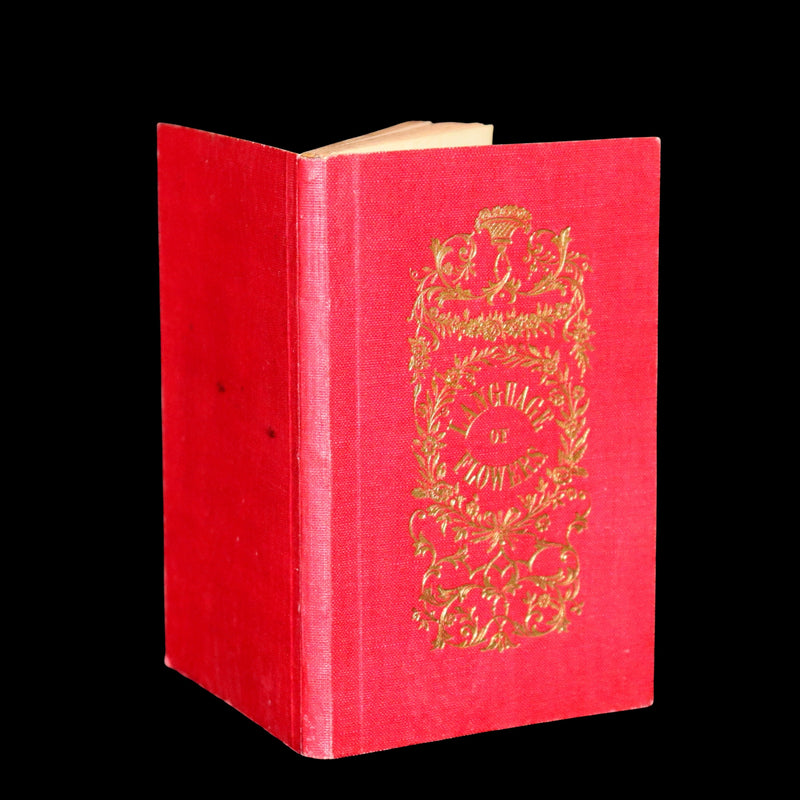 1852 Rare small Floriography Book ~ The Language of Flowers.