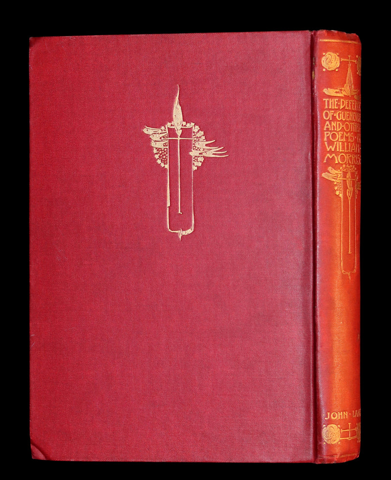 1904 Pre-Raphaelite Poetry - The DEFENCE Of GUENEVERE by William Morris. First Illustrated Edition by Jessie M. King.