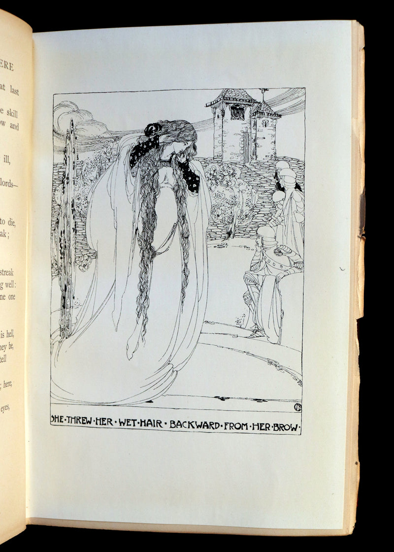 1904 Pre-Raphaelite Poetry - The DEFENCE Of GUENEVERE by William Morris. First Illustrated Edition by Jessie M. King.