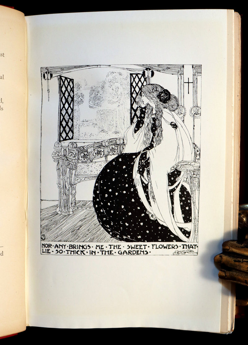1904 Pre-Raphaelite Poetry - The DEFENCE Of GUENEVERE by William Morris. First Illustrated Edition by Jessie M. King.