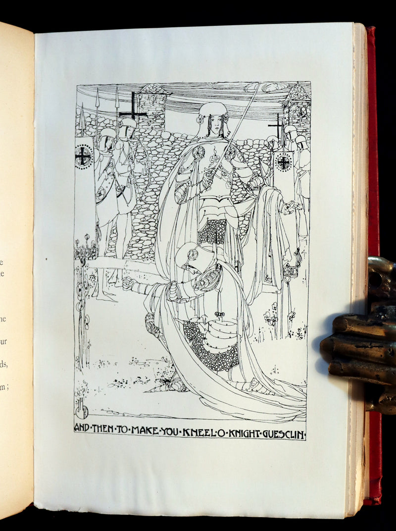 1904 Pre-Raphaelite Poetry - The DEFENCE Of GUENEVERE by William Morris. First Illustrated Edition by Jessie M. King.