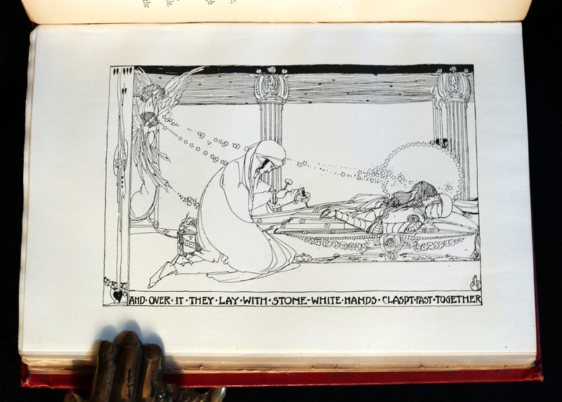 1904 Pre-Raphaelite Poetry - The DEFENCE Of GUENEVERE by William Morris. First Illustrated Edition by Jessie M. King.