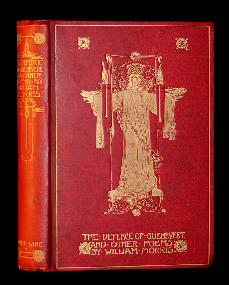 1904 Pre-Raphaelite Poetry - The DEFENCE Of GUENEVERE by William Morris. First Illustrated Edition by Jessie M. King.