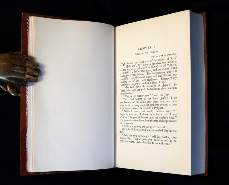 1930 Rare 1stED bound by Bayntun - The Life of Mahomet (The Life of Mohammed) by Emile Dermenghem.