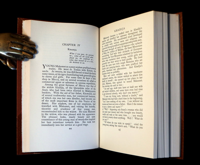 1930 Rare 1stED bound by Bayntun - The Life of Mahomet (The Life of Mohammed) by Emile Dermenghem.