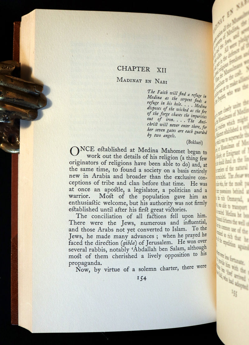 1930 Rare 1stED bound by Bayntun - The Life of Mahomet (The Life of Mohammed) by Emile Dermenghem.