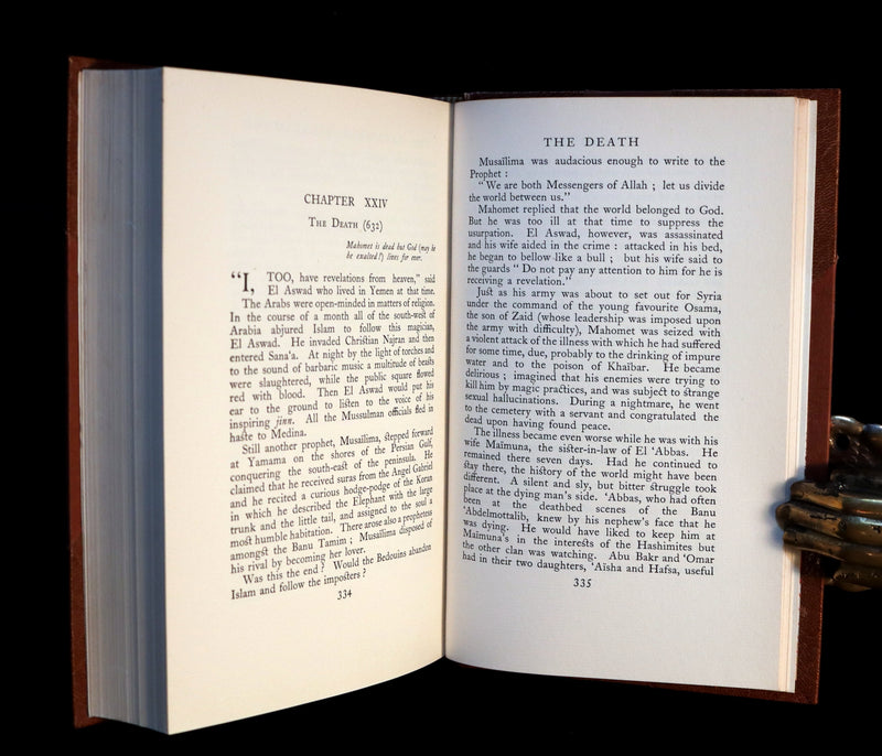 1930 Rare 1stED bound by Bayntun - The Life of Mahomet (The Life of Mohammed) by Emile Dermenghem.