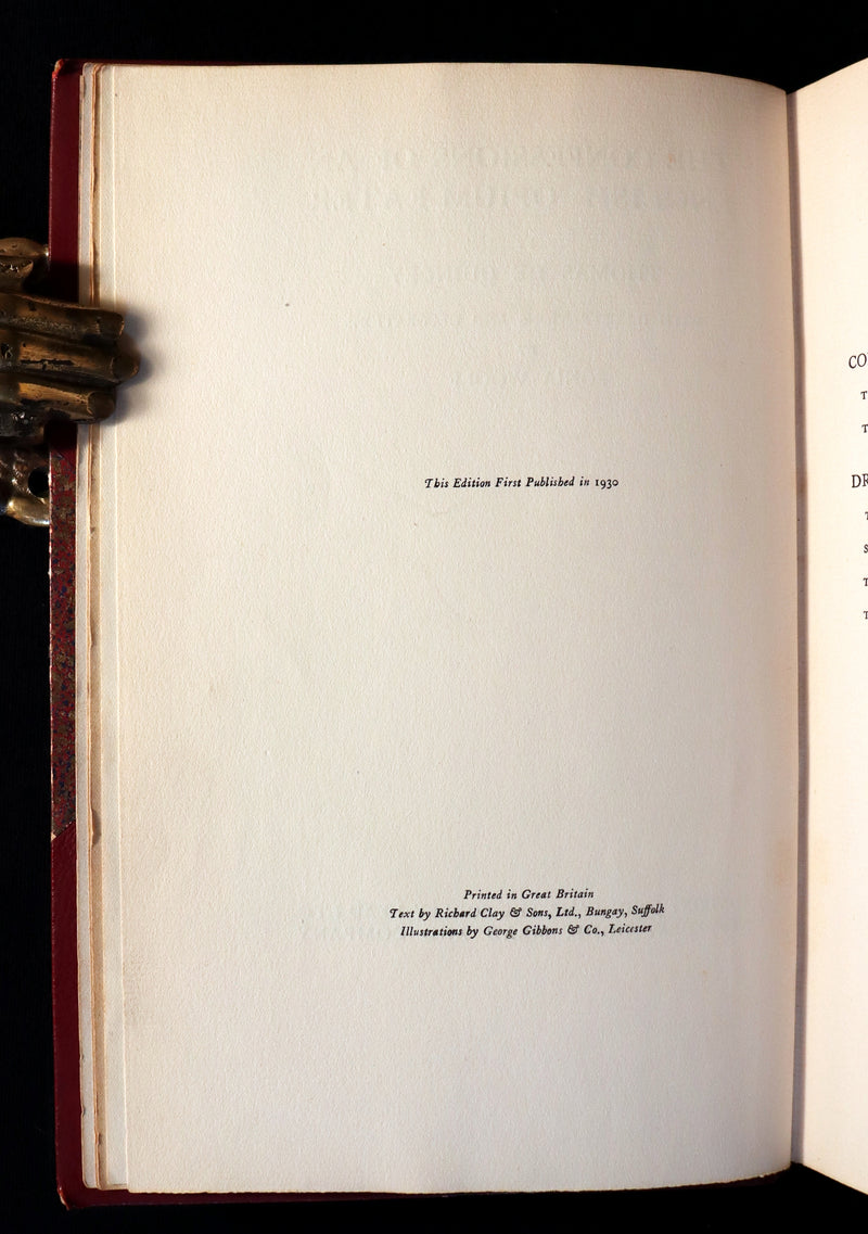 1930 Rare Book - Confessions of an English Opium-Eater by De Quincey. First Illustrated Edition by Sonia Woolf.