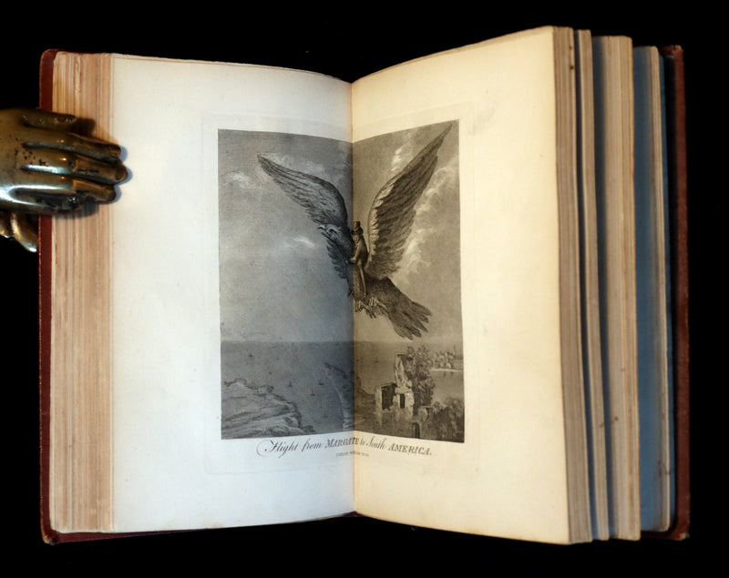 1867 Rare First Edition - The Travels and Surprising Adventures of Baron MUNCHAUSEN. Illustrated by Cruikshank.