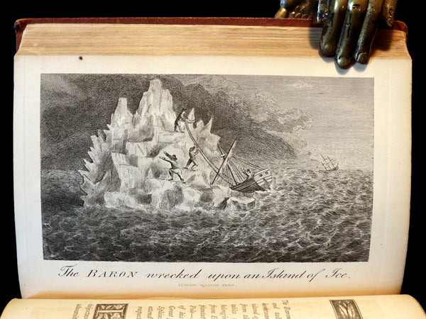 1867 Rare First Edition - The Travels and Surprising Adventures of Baron MUNCHAUSEN. Illustrated by Cruikshank.