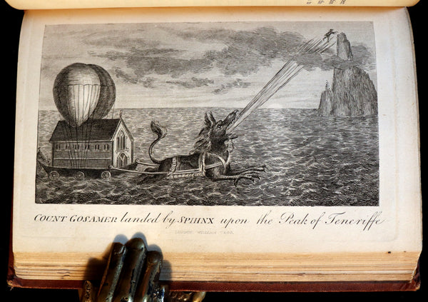 1867 Rare First Edition - The Travels and Surprising Adventures of Baron MUNCHAUSEN. Illustrated by Cruikshank.