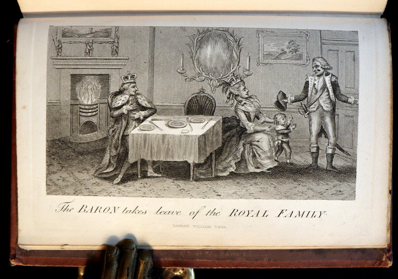 1867 Rare First Edition - The Travels and Surprising Adventures of Baron MUNCHAUSEN. Illustrated by Cruikshank.