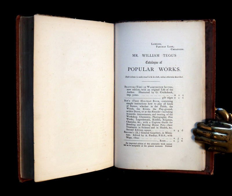 1867 Rare First Edition - The Travels and Surprising Adventures of Baron MUNCHAUSEN. Illustrated by Cruikshank.