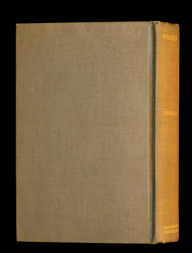 1893 Scarce Edition - WALDEN or, Life in the Woods by Henry David Thoreau with Photogravures.