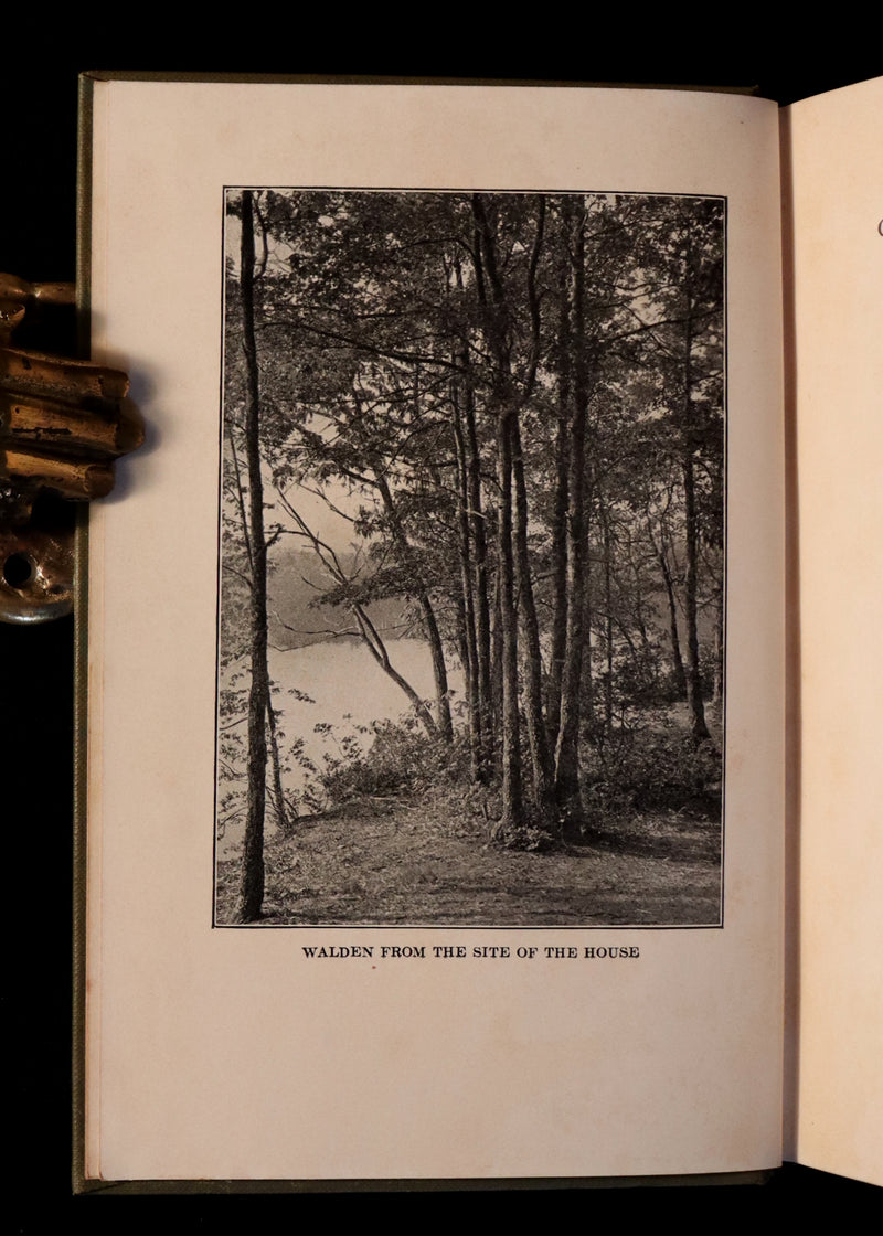 1893 Scarce Edition - WALDEN or, Life in the Woods by Henry David Thoreau with Photogravures.