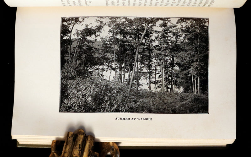 1893 Scarce Edition - WALDEN or, Life in the Woods by Henry David Thoreau with Photogravures.