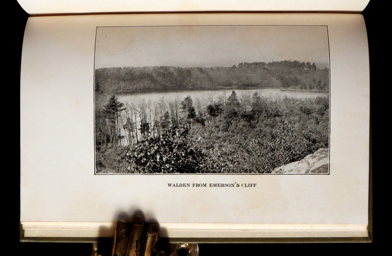 1893 Scarce Edition - WALDEN or, Life in the Woods by Henry David Thoreau with Photogravures.