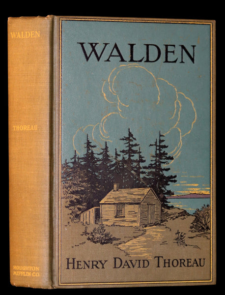 1893 Scarce Edition - WALDEN or, Life in the Woods by Henry David Thoreau with Photogravures.
