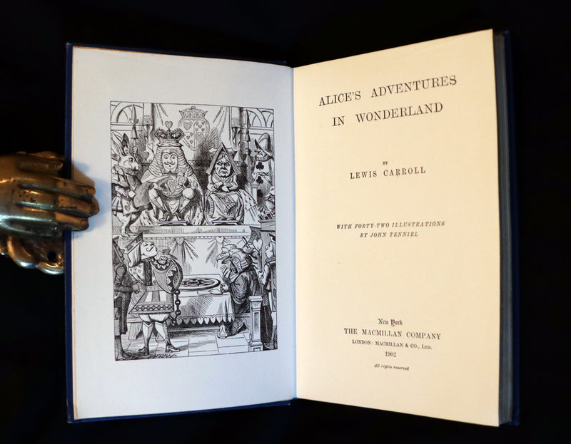 1902 Scarce Edition in Blue - ALICE'S ADVENTURES IN WONDERLAND by Lewis Carroll.