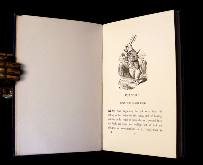 1902 Scarce Edition in Blue - ALICE'S ADVENTURES IN WONDERLAND by Lewis Carroll.