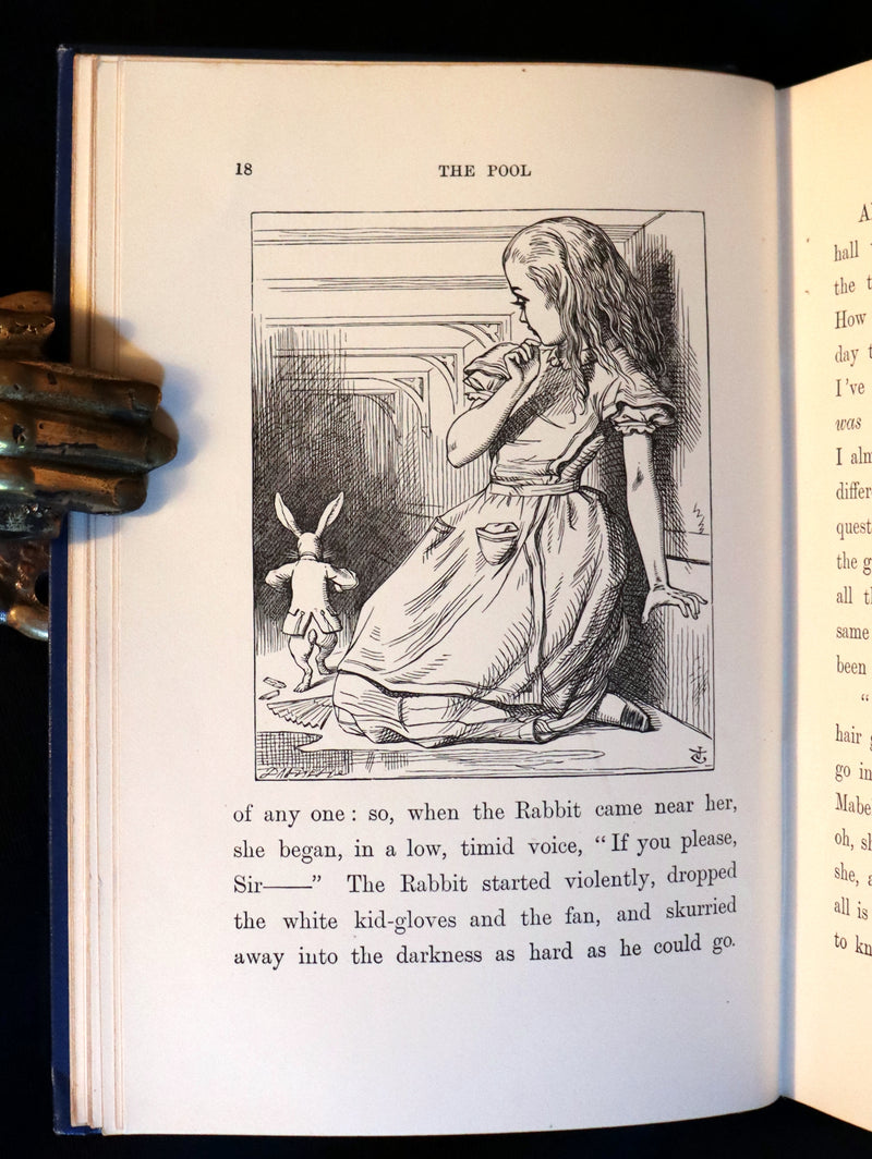 1902 Scarce Edition in Blue - ALICE'S ADVENTURES IN WONDERLAND by Lewis Carroll.