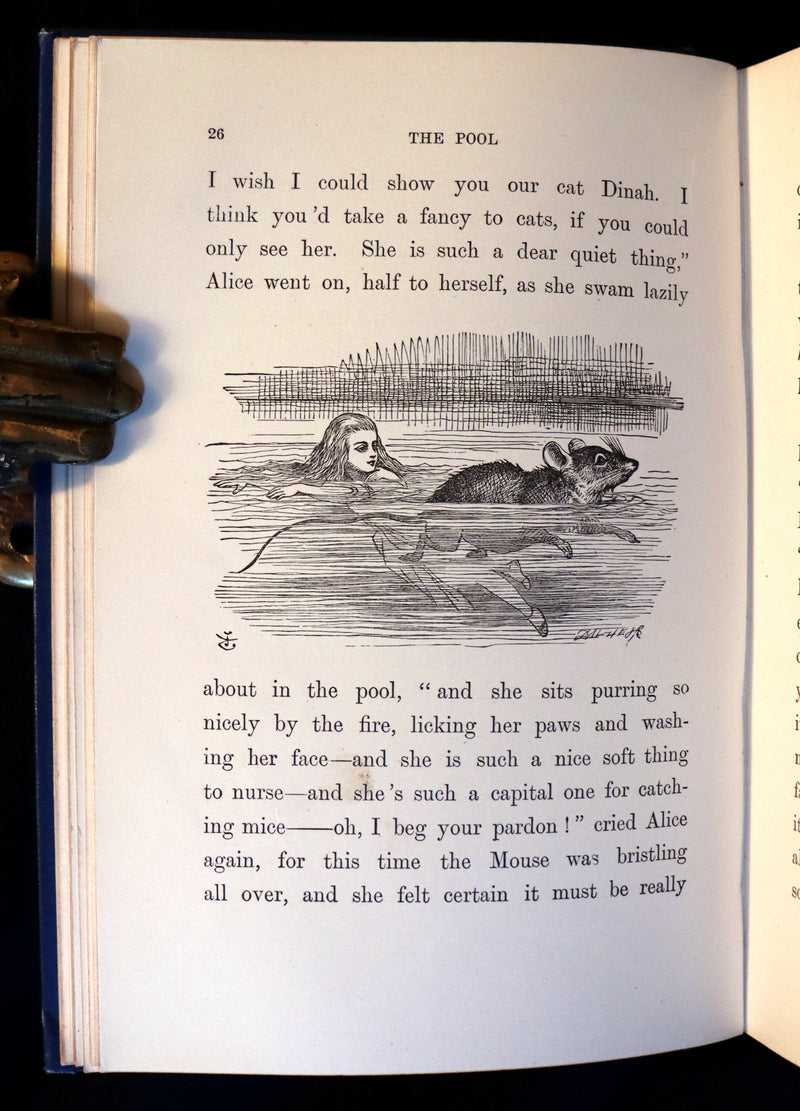 1902 Scarce Edition in Blue - ALICE'S ADVENTURES IN WONDERLAND by Lewis Carroll.