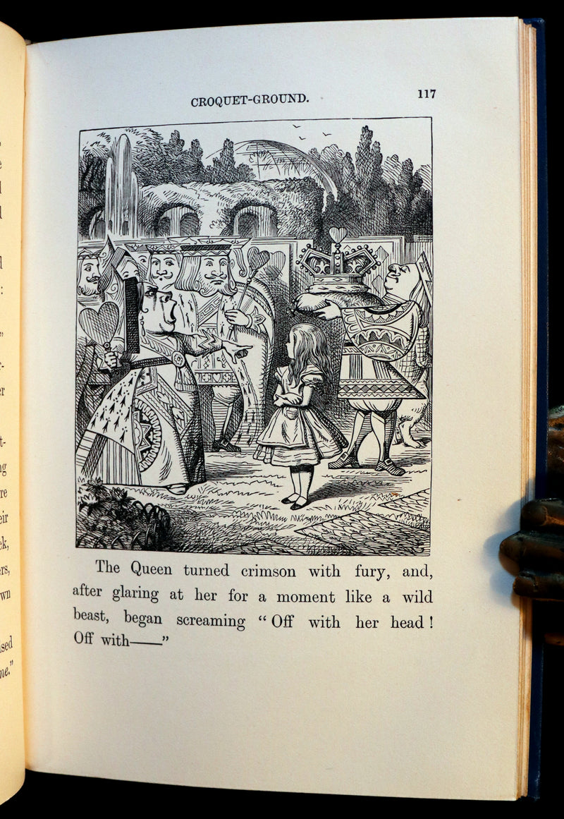 1902 Scarce Edition in Blue - ALICE'S ADVENTURES IN WONDERLAND by Lewis Carroll.