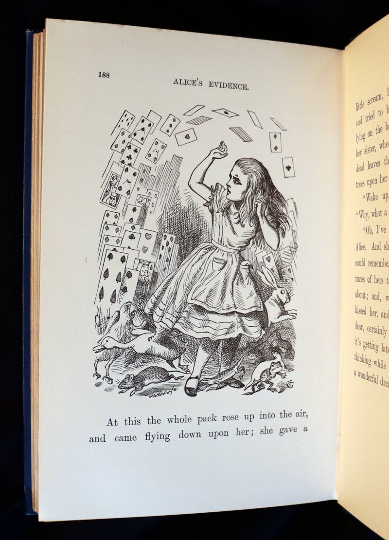 1902 Scarce Edition in Blue - ALICE'S ADVENTURES IN WONDERLAND by Lewis Carroll.