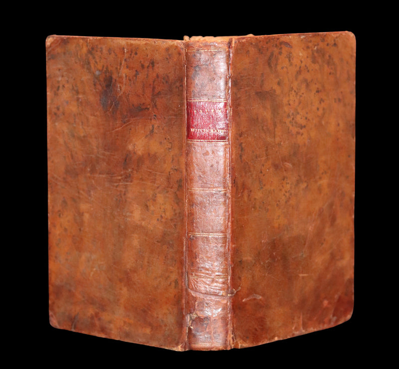 1823 Scarce Book - SALEM WITCHCRAFT - Wonders of the Invisible World by Robert Calef.