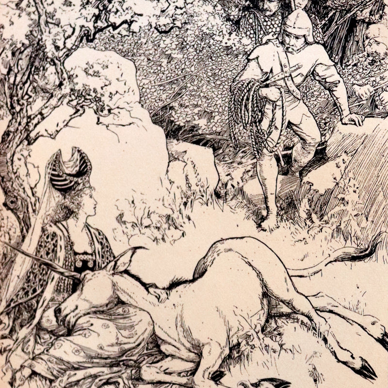 1899 Rare First Edition - The RED BOOK of ANIMAL STORIES by Andrew Lang Illustrated by H.J. FORD.