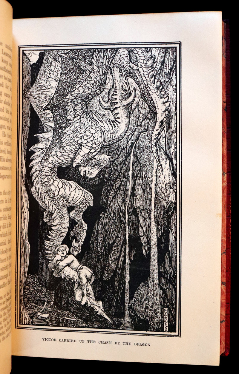 1899 Rare First Edition - The RED BOOK of ANIMAL STORIES by Andrew Lang Illustrated by H.J. FORD.