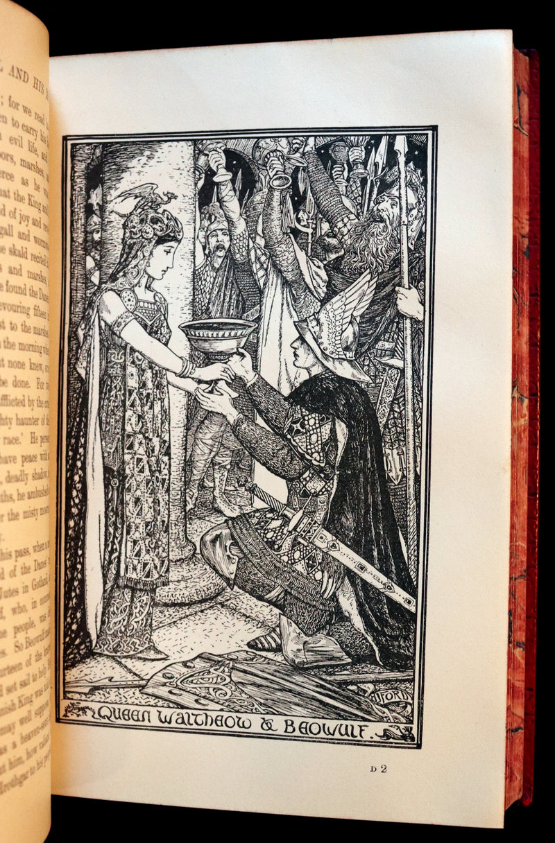 1899 Rare First Edition - The RED BOOK of ANIMAL STORIES by Andrew Lang Illustrated by H.J. FORD.