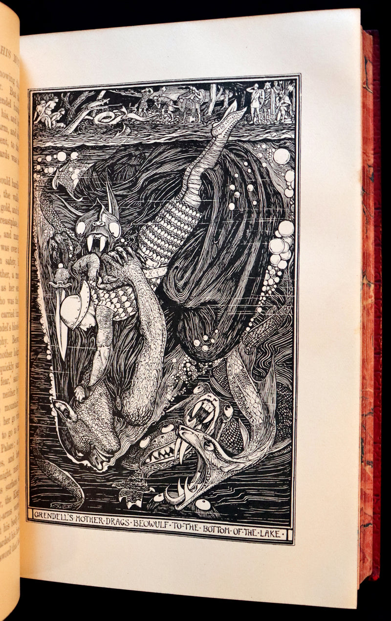 1899 Rare First Edition - The RED BOOK of ANIMAL STORIES by Andrew Lang Illustrated by H.J. FORD.