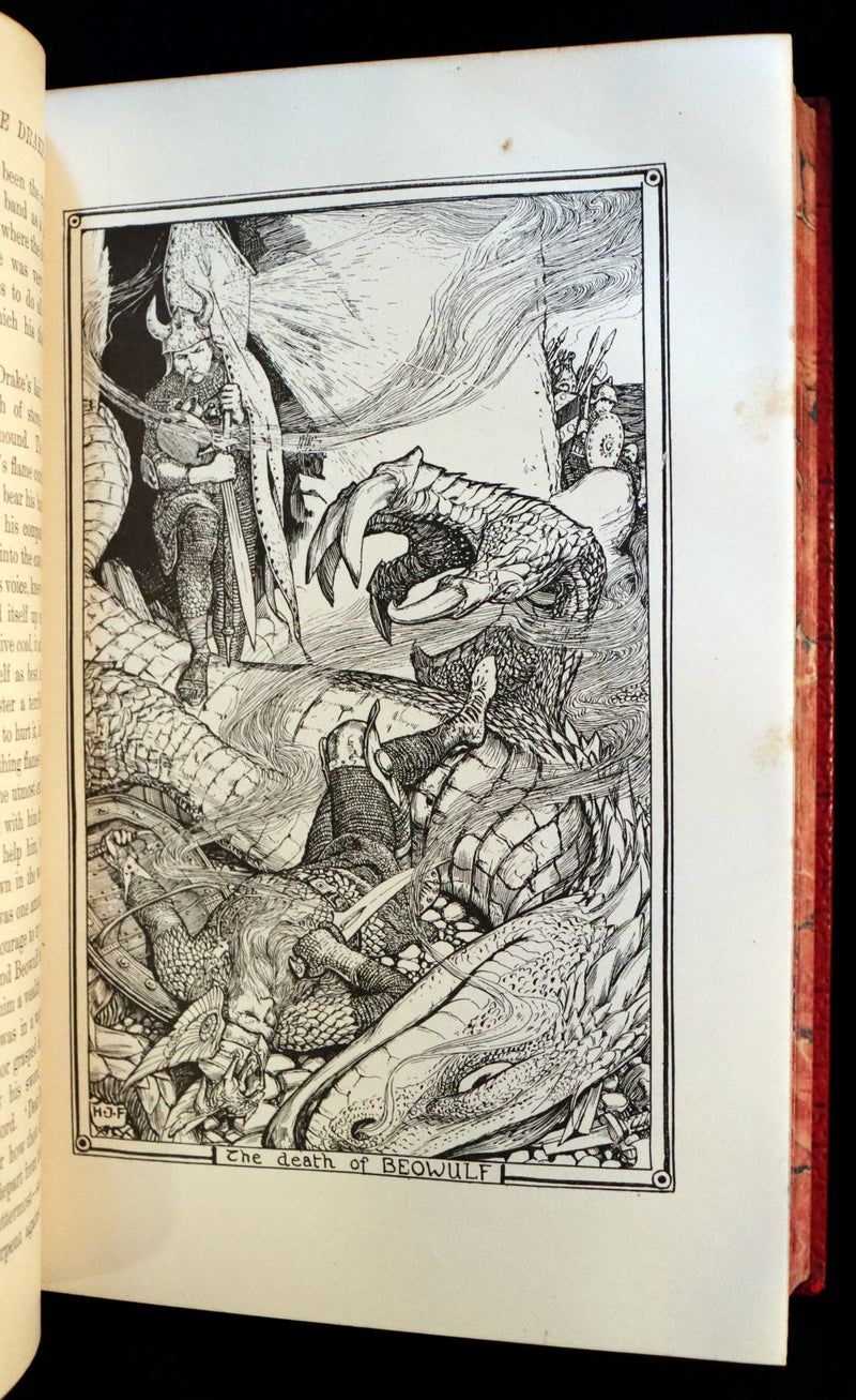 1899 Rare First Edition - The RED BOOK of ANIMAL STORIES by Andrew Lang Illustrated by H.J. FORD.