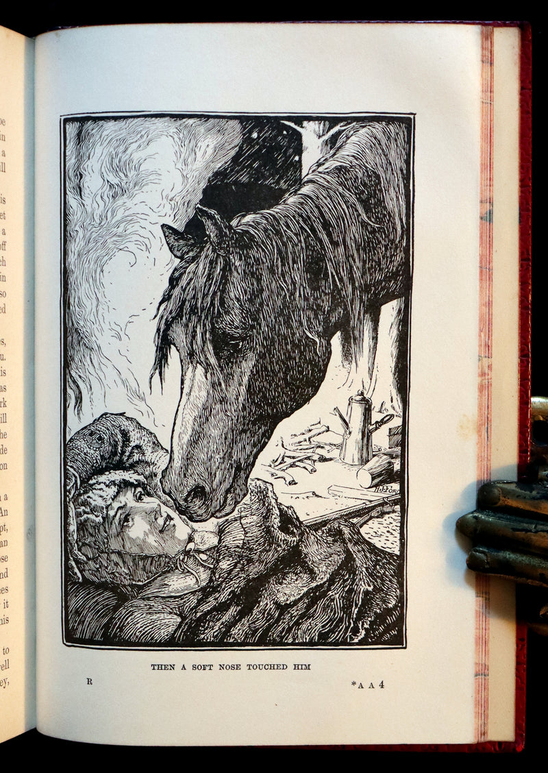 1899 Rare First Edition - The RED BOOK of ANIMAL STORIES by Andrew Lang Illustrated by H.J. FORD.