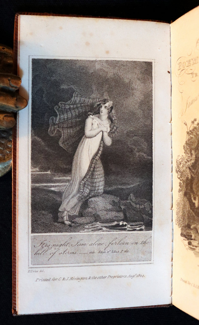 1825 Rare Book - The  Scottish Gaelic POEMS of OSSIAN by James Macpherson.