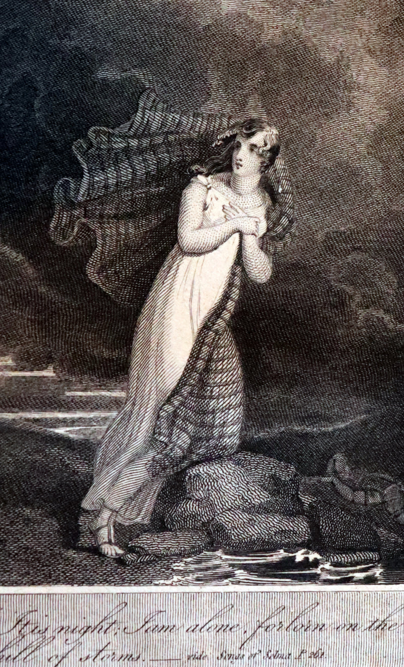 1825 Rare Book - The  Scottish Gaelic POEMS of OSSIAN by James Macpherson.