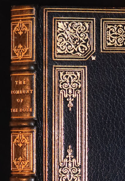 1911 First Illustrated Edition bound by Booklover's Shop - The Romaunt of the Rose by Chaucer. Medieval Poem.