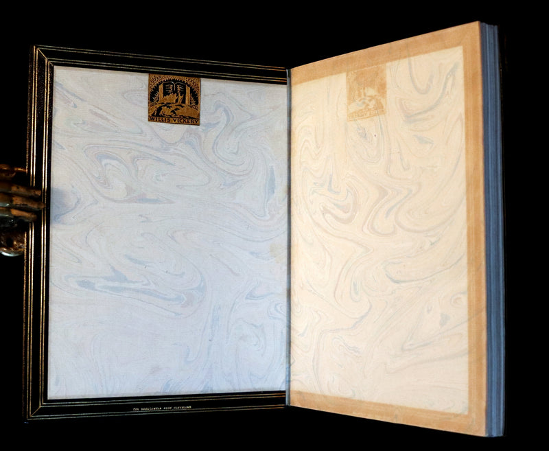 1911 First Illustrated Edition bound by Booklover's Shop - The Romaunt of the Rose by Chaucer. Medieval Poem.