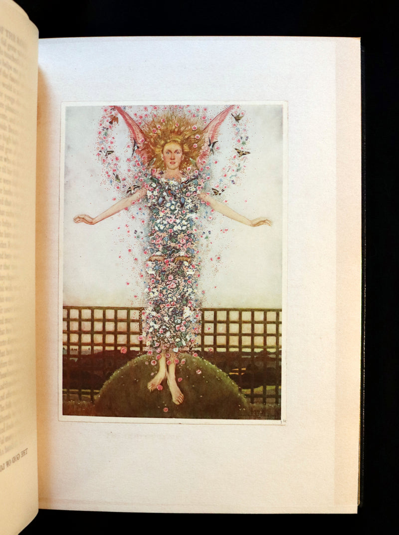 1911 First Illustrated Edition bound by Booklover's Shop - The Romaunt of the Rose by Chaucer. Medieval Poem.