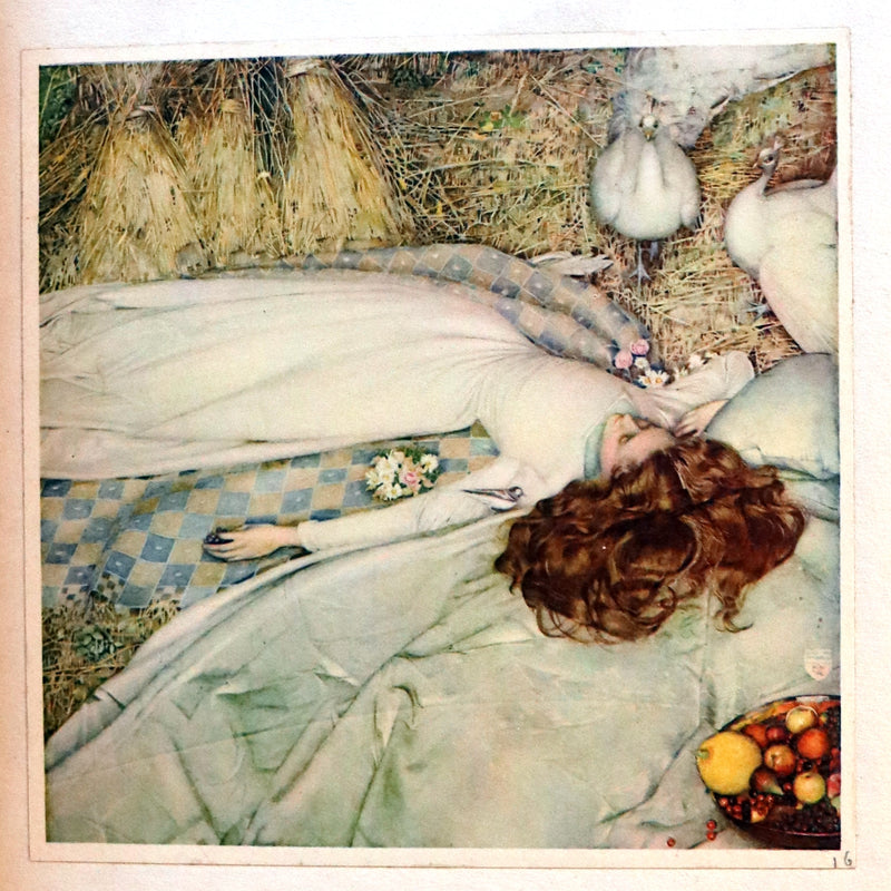 1911 First Illustrated Edition bound by Booklover's Shop - The Romaunt of the Rose by Chaucer. Medieval Poem.